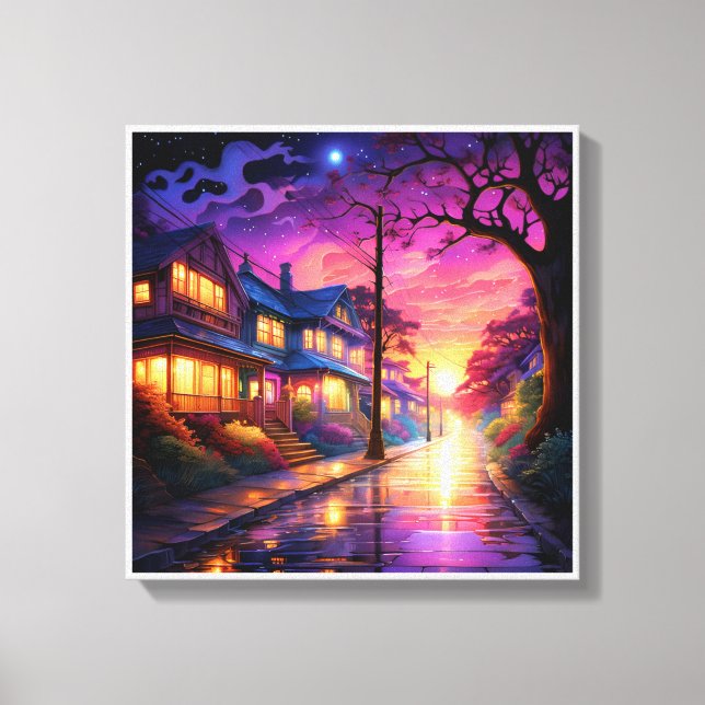 Image printed on canvas for beautiful colours, 80 print (Front)
