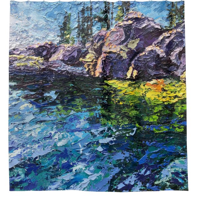 Imagen de mi obra arte Marítimo Shower Curtain (Front)