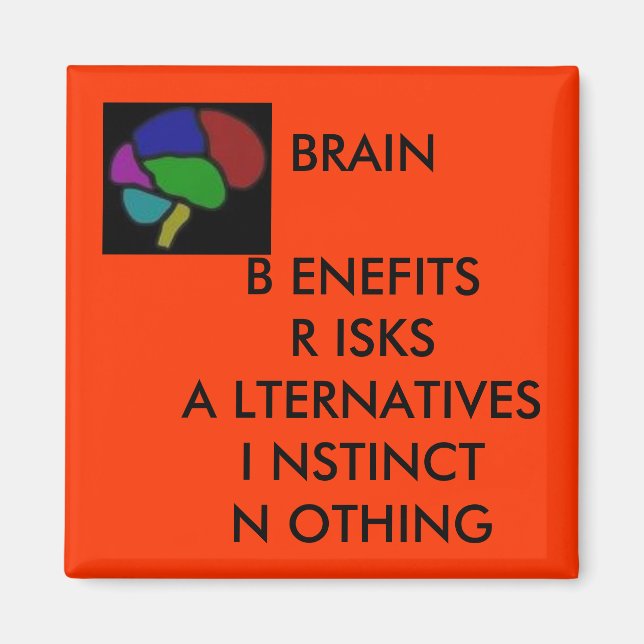 images-9, BRAIN B ENEFITSR ISKSA LTERNATIVESI N... Magnet (Front)