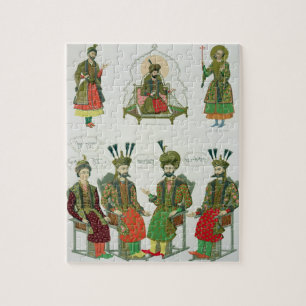 Images from the Georgian Goudiar, plate 45 from 'L Jigsaw Puzzle