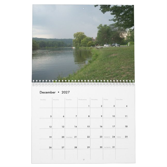 IMAGES OF CAYUGA LAKE calendar (Dec 2027)