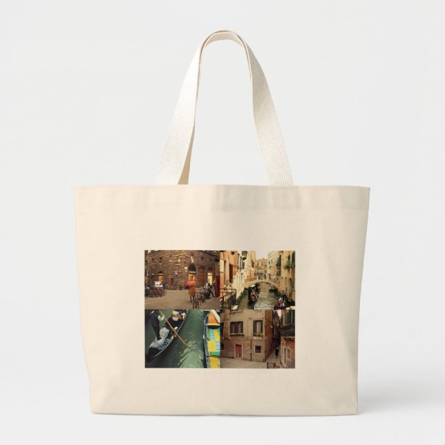 Images of Italy Large Tote Bag (Front)