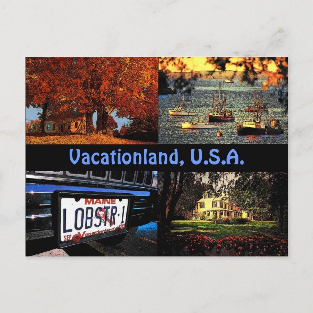 Images of Maine Postcard - Customised (Front)