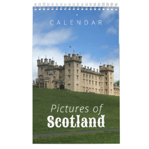 Images of Scotland on a Calendar