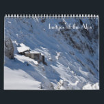 Images of the Alps Calendar<br><div class="desc">Each month brings a new and beautiful look at the Swiss, Italian, and Austrian Alps! From snowy mountain tops to lush fairy tale valleys, you'll see the Alps at their best. A perfect gift for friends, family, and coworkers, this calendar hangs well on any wall for any new year!</div>