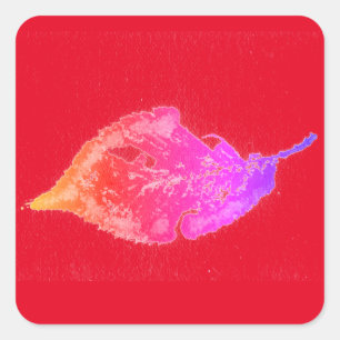 Images taken from direct nature leaf print Sticker