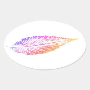 Images taken from direct nature leaf print Sticker
