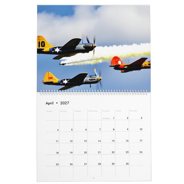  Imaginary Aeroplanes Calendar (Apr 2027)