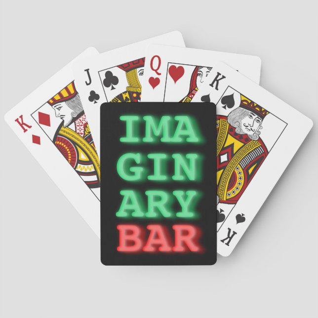 Imaginary Bar Playing Cards (Back)