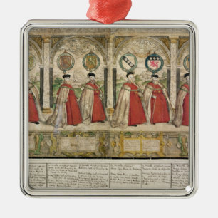 Imaginary Composite Procession Metal Tree Decoration