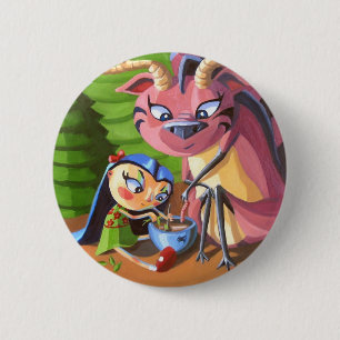 Imaginary Friend 6 Cm Round Badge