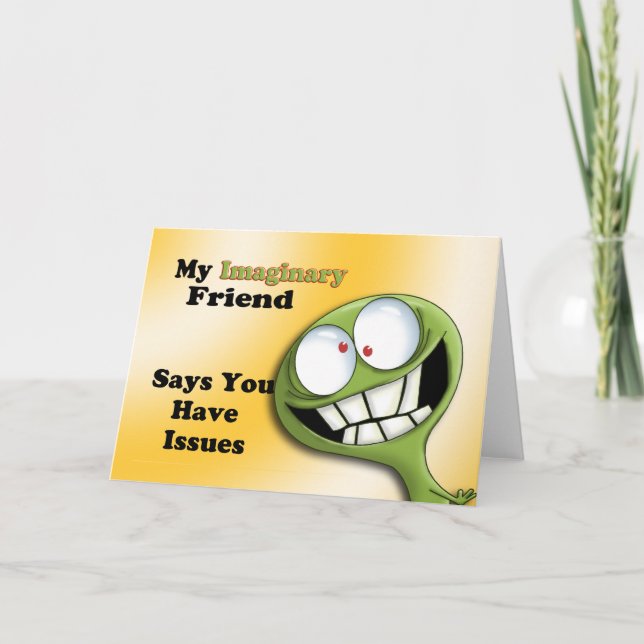 Imaginary Friend Card (Front)