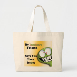 Imaginary Friend Large Tote Bag
