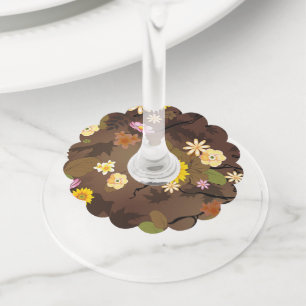 Imaginary Jungle 3 Wine Glass Tag