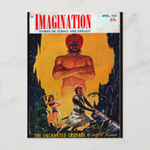 Imagination - 1953-4_Pulp Art Postcard