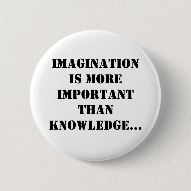 Imagination 6 Cm Round Badge (Front)