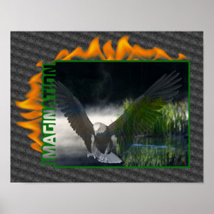 Imagination Fantasy Eagle Inspirational Poster