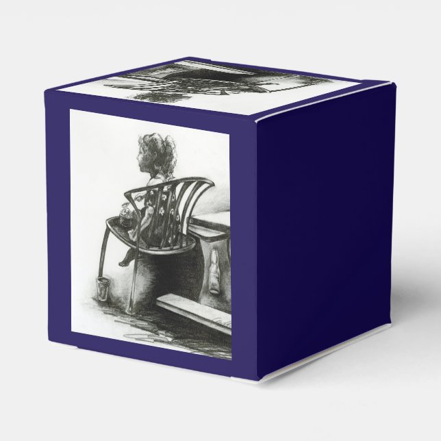 Imagination fuels my reality favour box (Back Side)