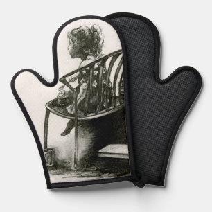 Imagination Fuels my Reality Oven Mitt