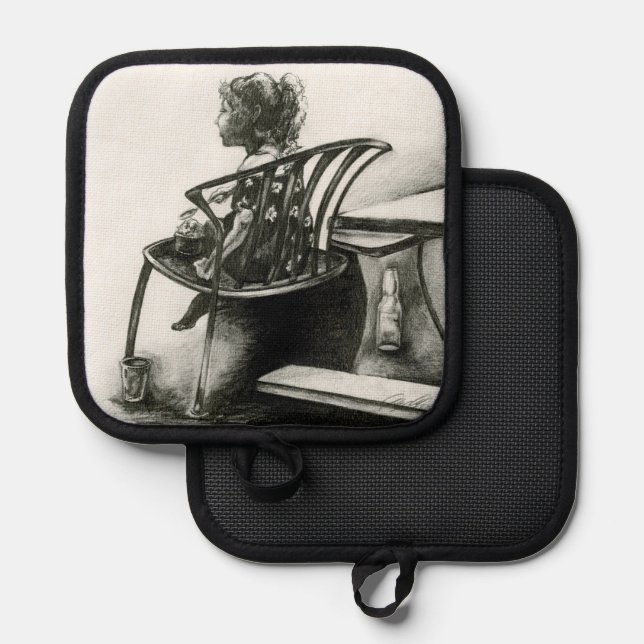 Imagination Fuels my Reality Pot Holder (Front/Back)