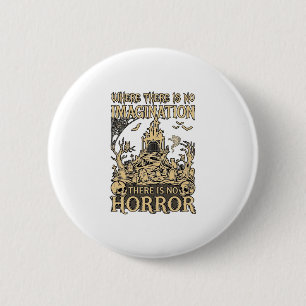 Imagination Horror Halloween Haunted House Cemeter 6 Cm Round Badge