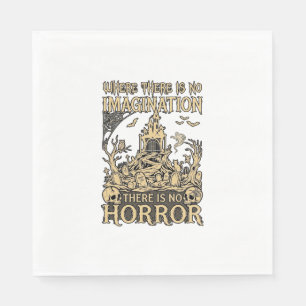 Imagination Horror Halloween Haunted House Cemeter Napkin
