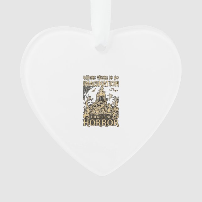 Imagination Horror Halloween Haunted House Cemeter Ornament (Front)