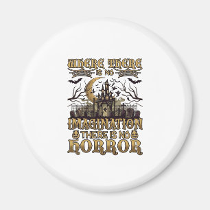 Imagination Horror Halloween Haunted House Graveya Magnet