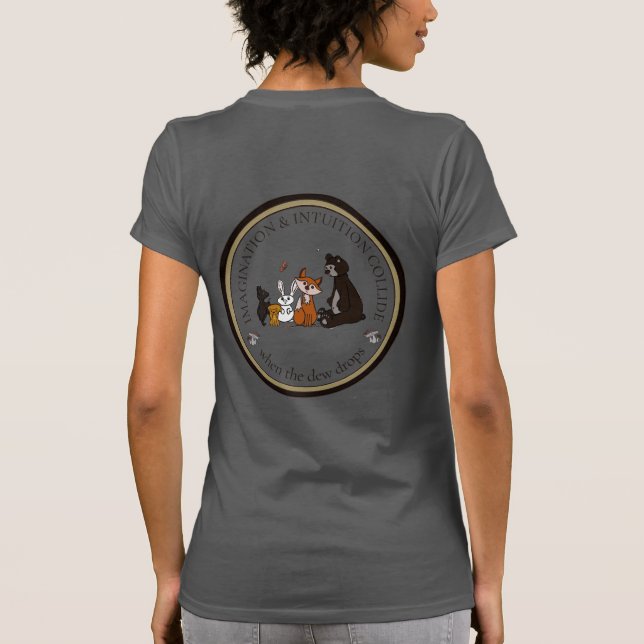 Imagination & Intuition Collide ladies T-Shirt (Back)