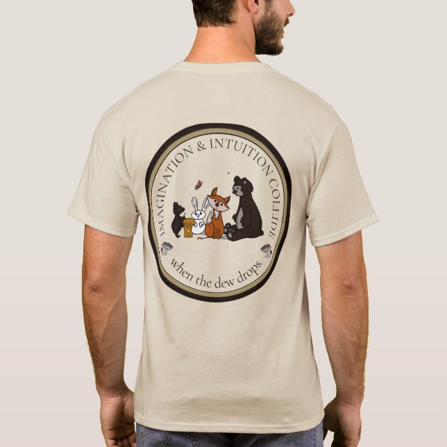 Imagination & Intuition Collide mens T-Shirt (Back)