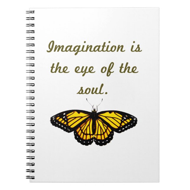Imagination Is The Eye Of The Soul Notebook (Front)