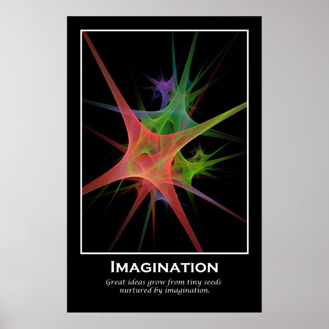 Imagination Motivational Print (Front)