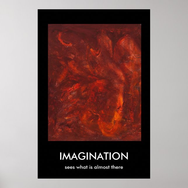IMAGINATION, sees what is almost there Poster (Front)