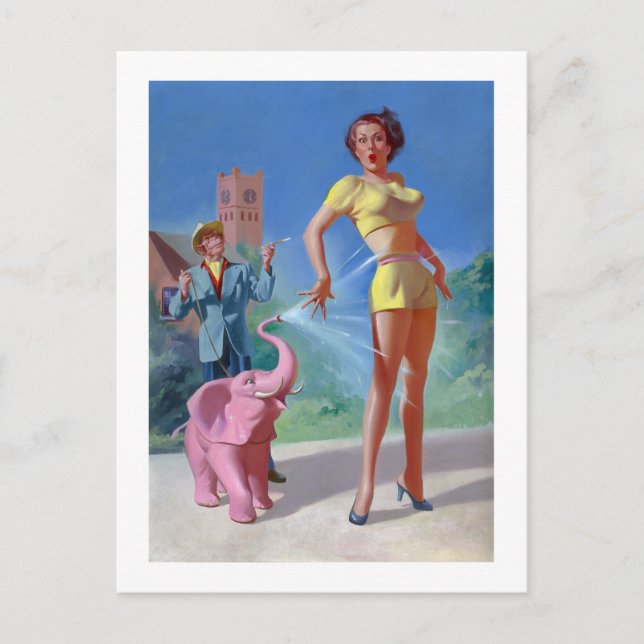 Imaginative Tales Digest (Jul, 1955) Postcard (Front)