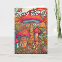 Imaginative Wild Mushroom Forest Hut