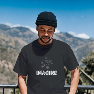 Imagine 3d text design  T-Shirt
