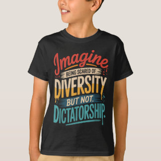 Imagine Being Scared Of Diversity But Not Dictator T-Shirt