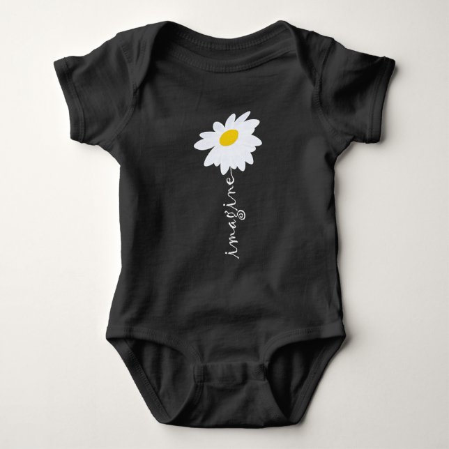 Imagine Daisy Flower Baby Bodysuit (Front)