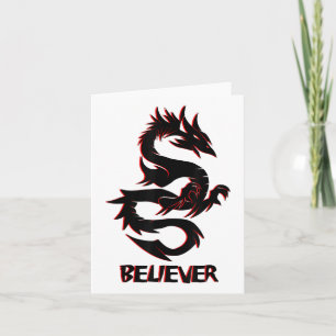 Imagine, Dream, Believe _ Fantasy Rage Dragon Tatt Card