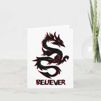 Imagine, Dream, Believe _ Fantasy Rage Dragon Tatt Card