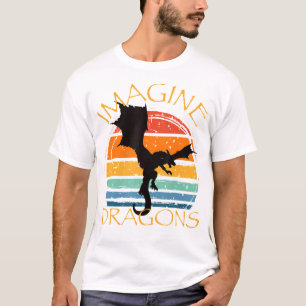 Imagine Fantasy Mythical Dragon Wings Boys Girls T-Shirt