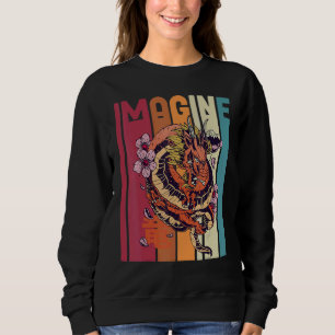 Imagine Great Dragon Vintage Cool Great Sweatshirt