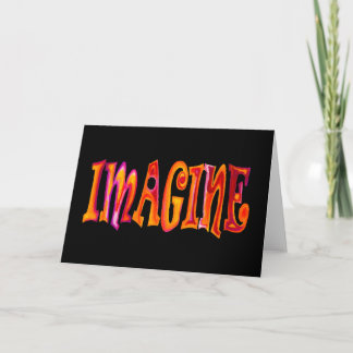 Imagine Greeting Card