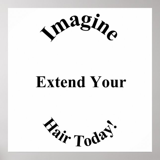 Imagine Hair Extentions Poster Matte (Front)