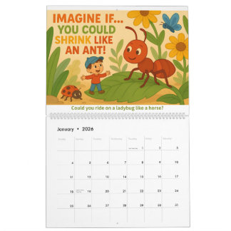 Imagine If… Kids’ Creative Imagination Calendar