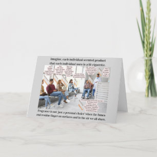 Imagine If Scented Products Were Lit Cigarettes Thank You Card