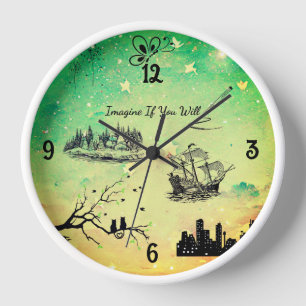 Imagine If Wall Clock