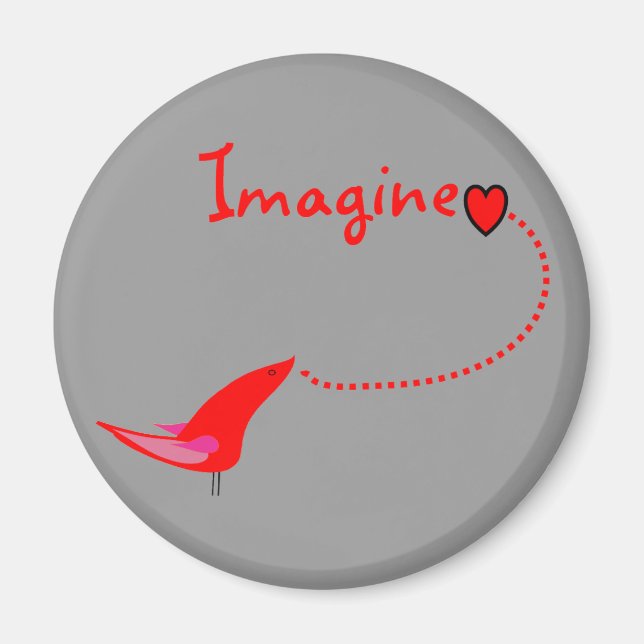 "Imagine"---John Gifts Magnet (Front)