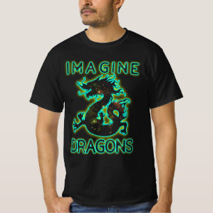 Imagine Magical And Mythical Fantasy Dragons Encha T-Shirt