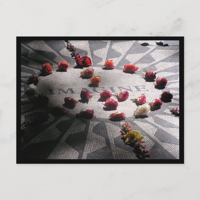 Imagine Mosaic Central Park Postcard (Front)